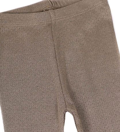 Pine Cone Leggings - Pointelle Dot - Sveppir