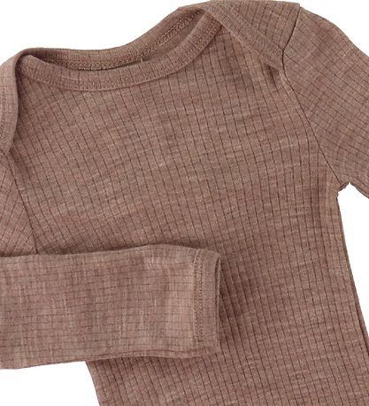 Smallstuff Bodysuit l/s - Wool - Nature