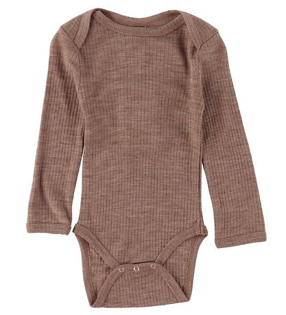 Smallstuff Bodysuit l/s - Wool - Nature