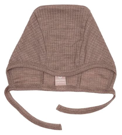 Smallstuff Ungbarnahúfa - Ull - Soft Powder