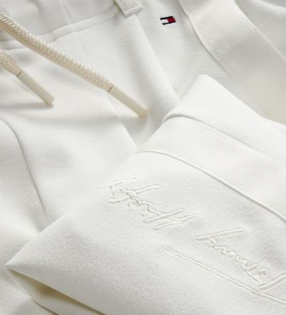 Tommy Hilfiger Byxor - Signatur - Ecru