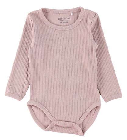 Minymo Bodysuits l/s - 2-Pack - Violet Ice