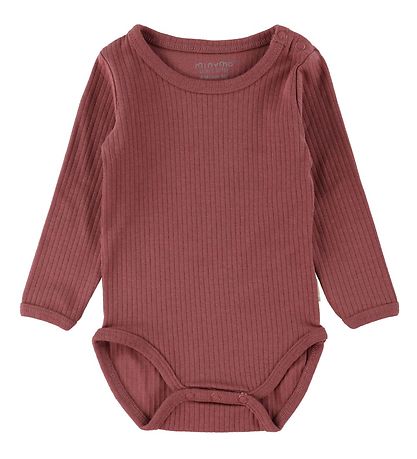 Minymo Bodysuits l/s - 2-Pack - Violet Ice