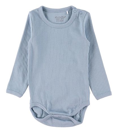 Minymo Bodys l/ä - 2er-Pack - Ashley Blue