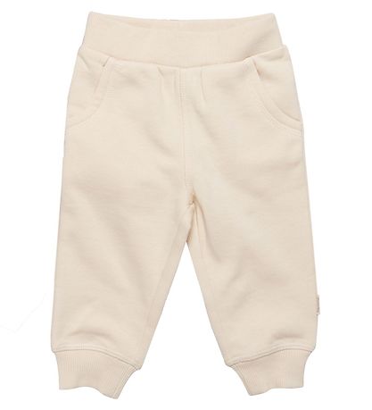 Minymo Jogginghosen - 2er-Pack - Violet Ice/Elfenbein