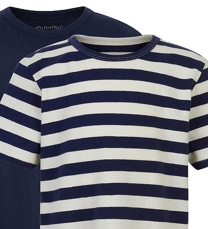 Minymo T-Shirt - 2er-Pack - Marshmallow