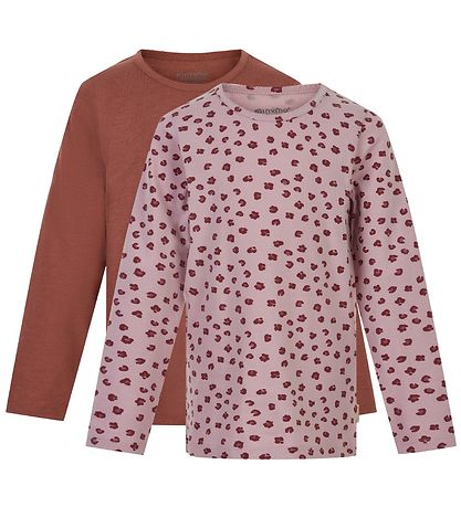 Minymo Pullover - 2er-Pack - Violet Ice