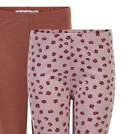 Minymo Leggings - 2er-Pack - Violettes Ice