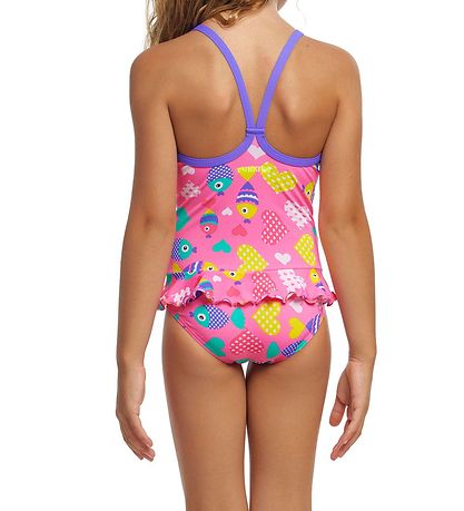Funkita Swimsuit - Belted Frill - UV50+ - Lolly Fish