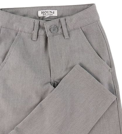 Hound Trousers - Fashion Pants Wide - Light Grey