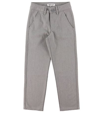 Hound Trousers - Fashion Pants Wide - Light Grey