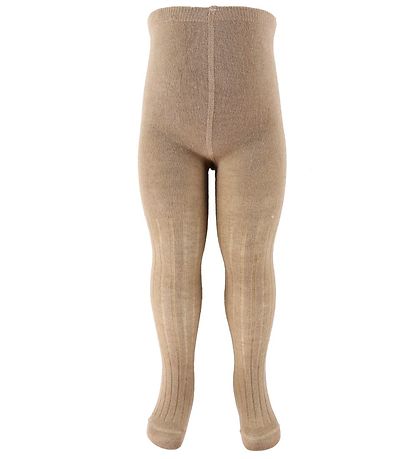 Minymo Strumpfhosen - Rib - 2er-Pack - Haselnuss Brown