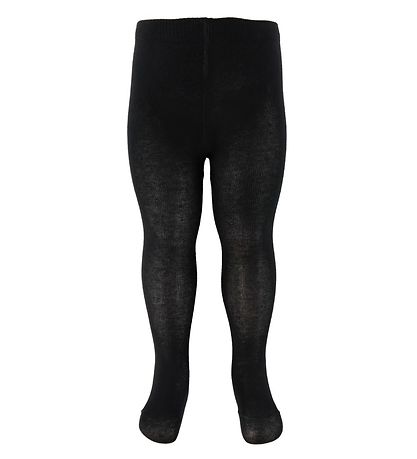 Minymo Strumpfhosen - 2er-Pack - Schwarz/Braun m. Glitzer