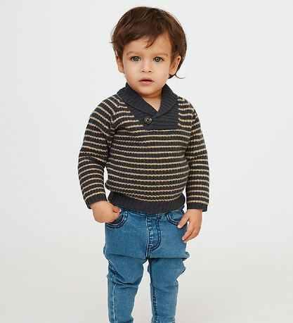 Petit by Sofie Schnoor Blouse - Wool - Knitted - Blue
