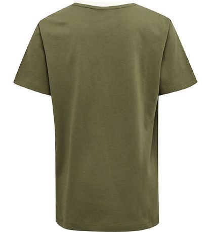 Hummel T-Shirt - HmlCloud - Olive Branch