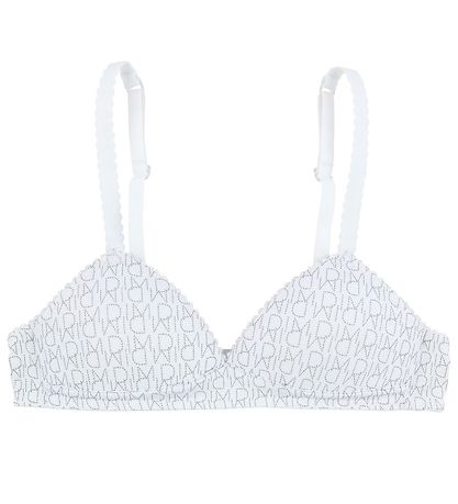 DIM Bra w/o Hanger - Microfiber - White w. Logo