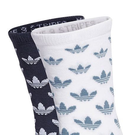 adidas Originals Socken - Mono Crew - 2er-Pack - Weiß/Blau