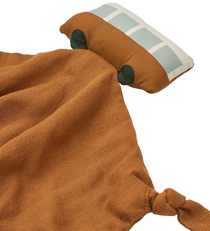 Liewood Comfort Blanket - Bus - Golden Caramel Multi Mix