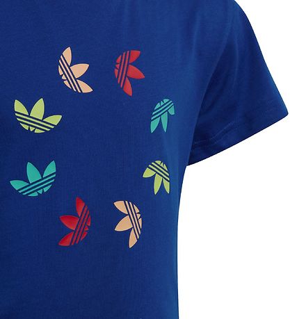 adidas Originals Stuttermabolur - Adicolor - Háskólanám Royal