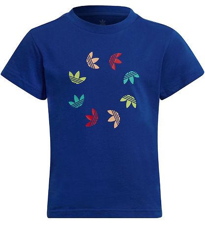 adidas Originals Stuttermabolur - Adicolor - Háskólanám Royal