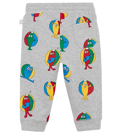 Stella McCartney Kids Sweat Set - Grey Melange w. Beach balls