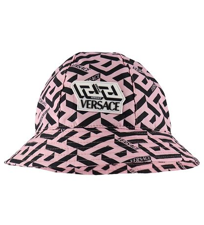 Versace Sólhattur - Svart/Bleikt M. Lógó