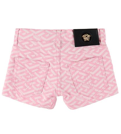 Versace Stuttbuxur - Gallaefni - Candy/Hvítur
