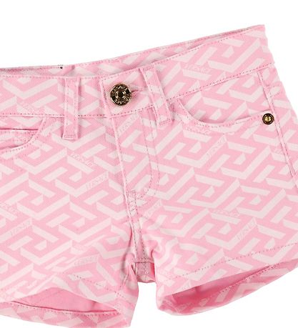 Versace Stuttbuxur - Gallaefni - Candy/Hvítur
