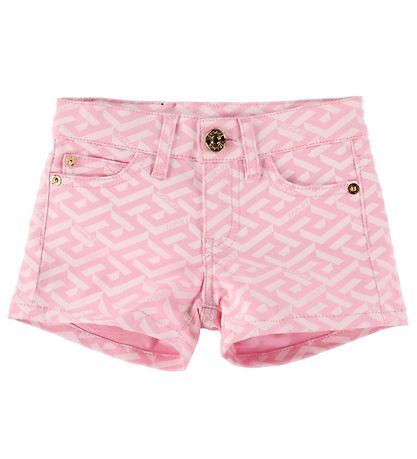 Versace Stuttbuxur - Gallaefni - Candy/Hvítur