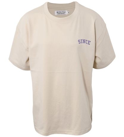 Hound Stuttermabolur - Oversized - Off White
