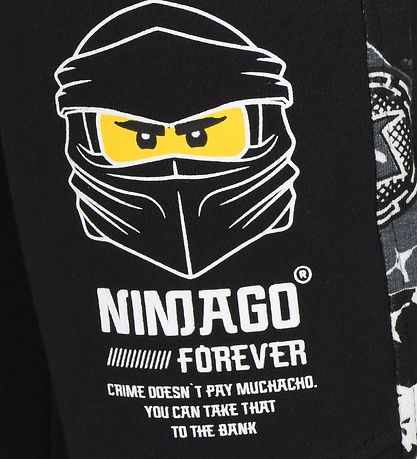 LEGO® Wear Sweatpants - Black w. Print