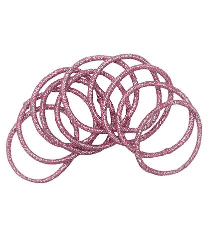 Little Wonders Elastiset hiuspannat - Vaaleanpunainen - 10 kpl -