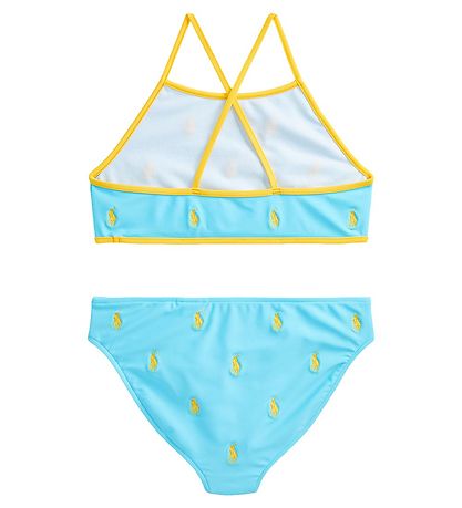 Polo Ralph Lauren Bikini - Light Blue w. Yellow
