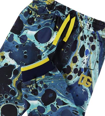 Dolce & Gabbana Sweatpants - Magnificent - Blå Marmor
