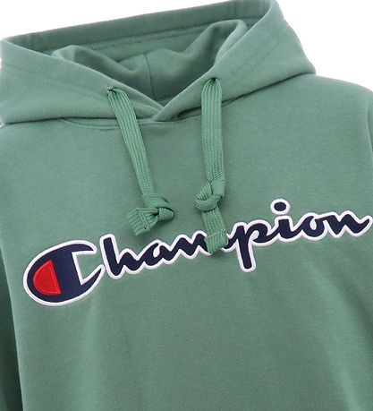 Champion Fashion Kapuzenpullover - Grün m. Logo
