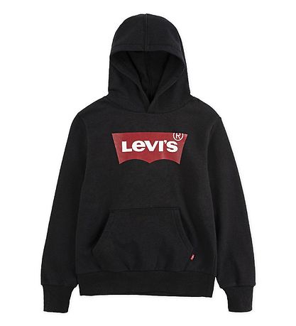 Levis Kapuzenpullover - Fledermausflügel - Schwarz