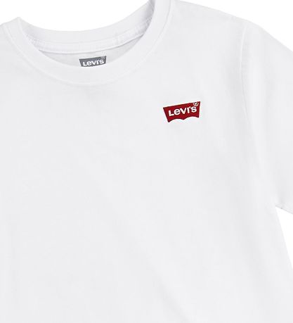Levis Stuttermabolur - Batwing - Hvítur