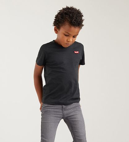 Levis Stuttermabolur - Batwing - Svart