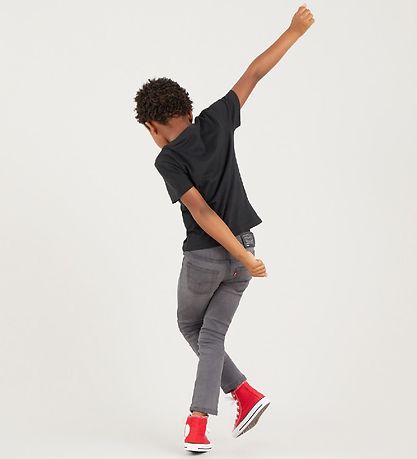 Levis Stuttermabolur - Batwing - Svart