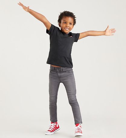 Levis Stuttermabolur - Batwing - Svart
