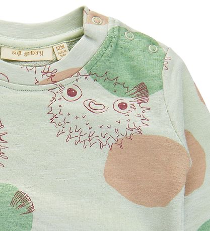 Soft Gallery Peysa - Buzz Puffer - Pale Aqua