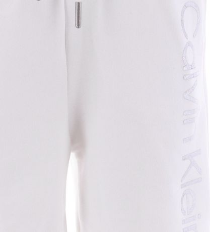 Calvin Klein Shorts - Bright White/Sølv