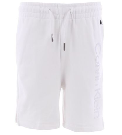 Calvin Klein Shorts - Bright White/Sølv