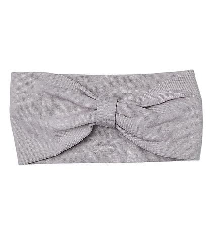 Racing Kids Headband - Grey w. Bow