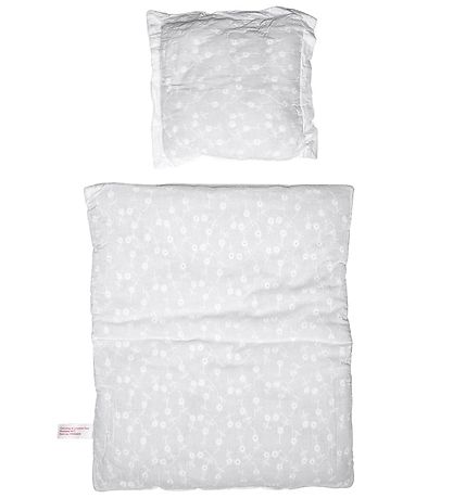 MaMaMeMo Doll Bedding - 33 cm - White w. Blonde