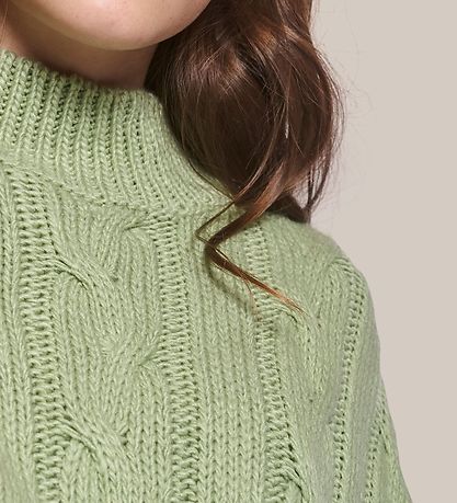 Grunt Väst - Stickad - Brie - Light Green