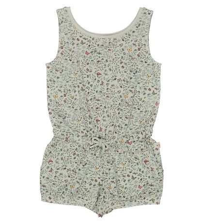 Wheat Jumpsuit - Dahlia - Morning Mist Insects