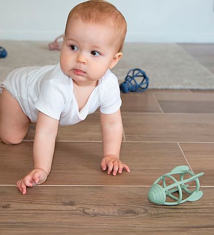 Tiny Tot Teething Toy - Silicone - Sage