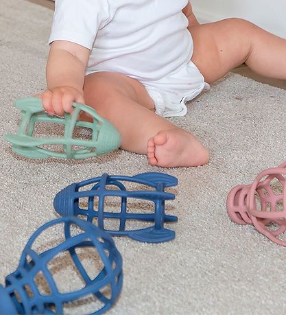 Tiny Tot Teething Toy - Silicone - Sky Blue
