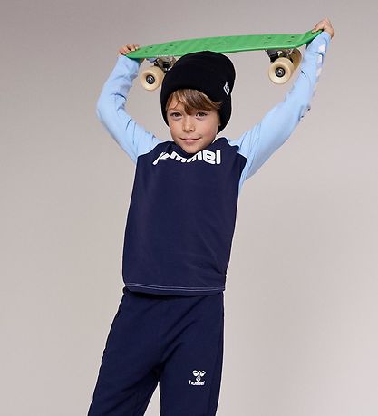 Hummel Blússa - hmlBoys - Loftgóður Blue